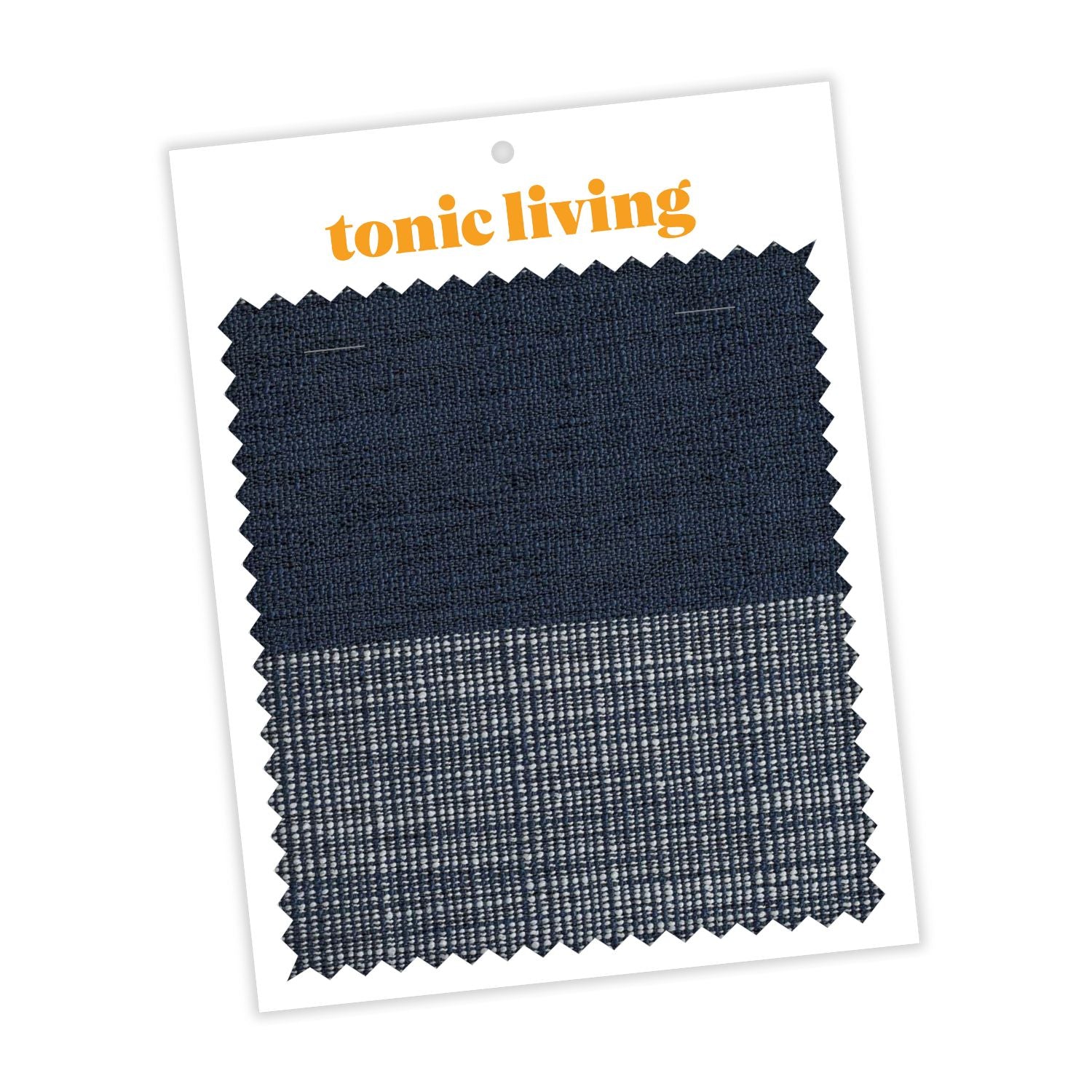 Marlow Stripe Indigo Fabric Swatch - Premium Cotton Textile for Upholstery, Drapes & Home Decor | Perfect for DIY Projects, Sewing & Interior Design