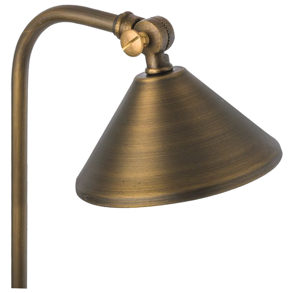 PLB05 LED Low Voltage Landscape Brass Pathway Light - Durable Outdoor Lighting for Gardens, Walkways, and Driveways