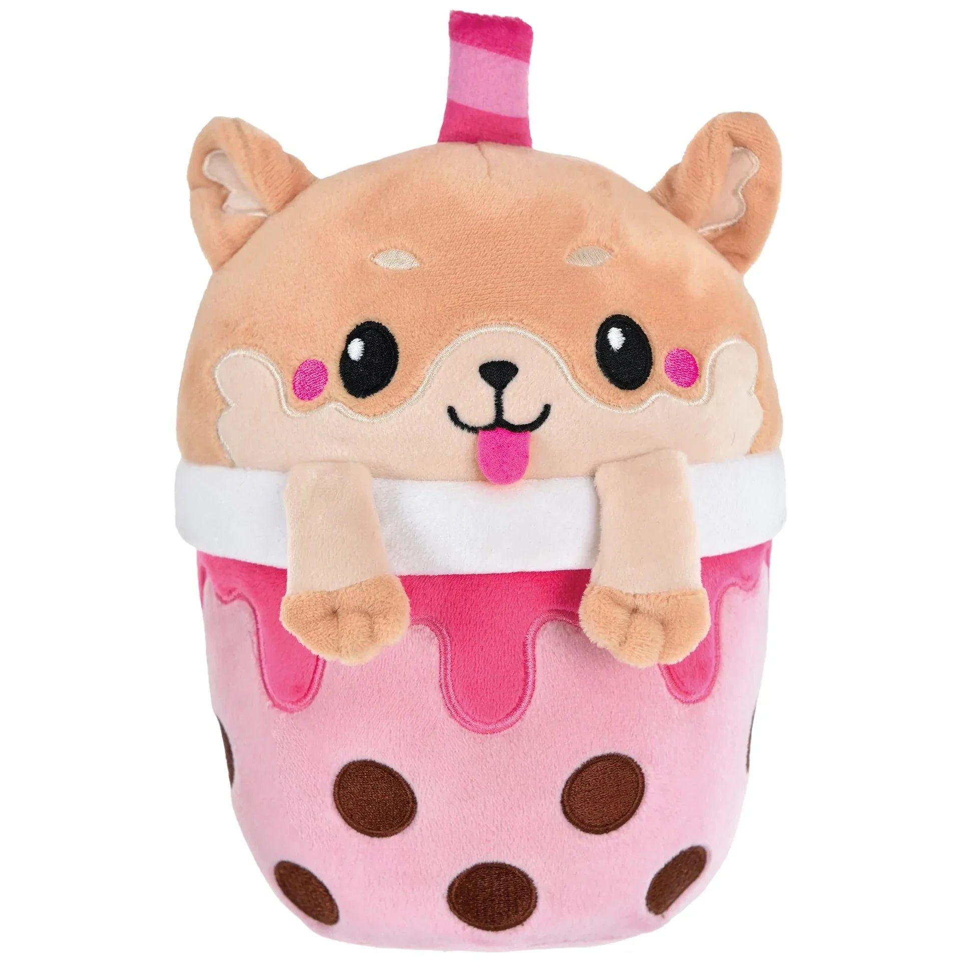 Adorable Puppy Bubble Tea Plush Toy - Cute & Soft Stuffed Animal for Kids, Perfect for Cuddling, Gifts, and Nursery Decor
