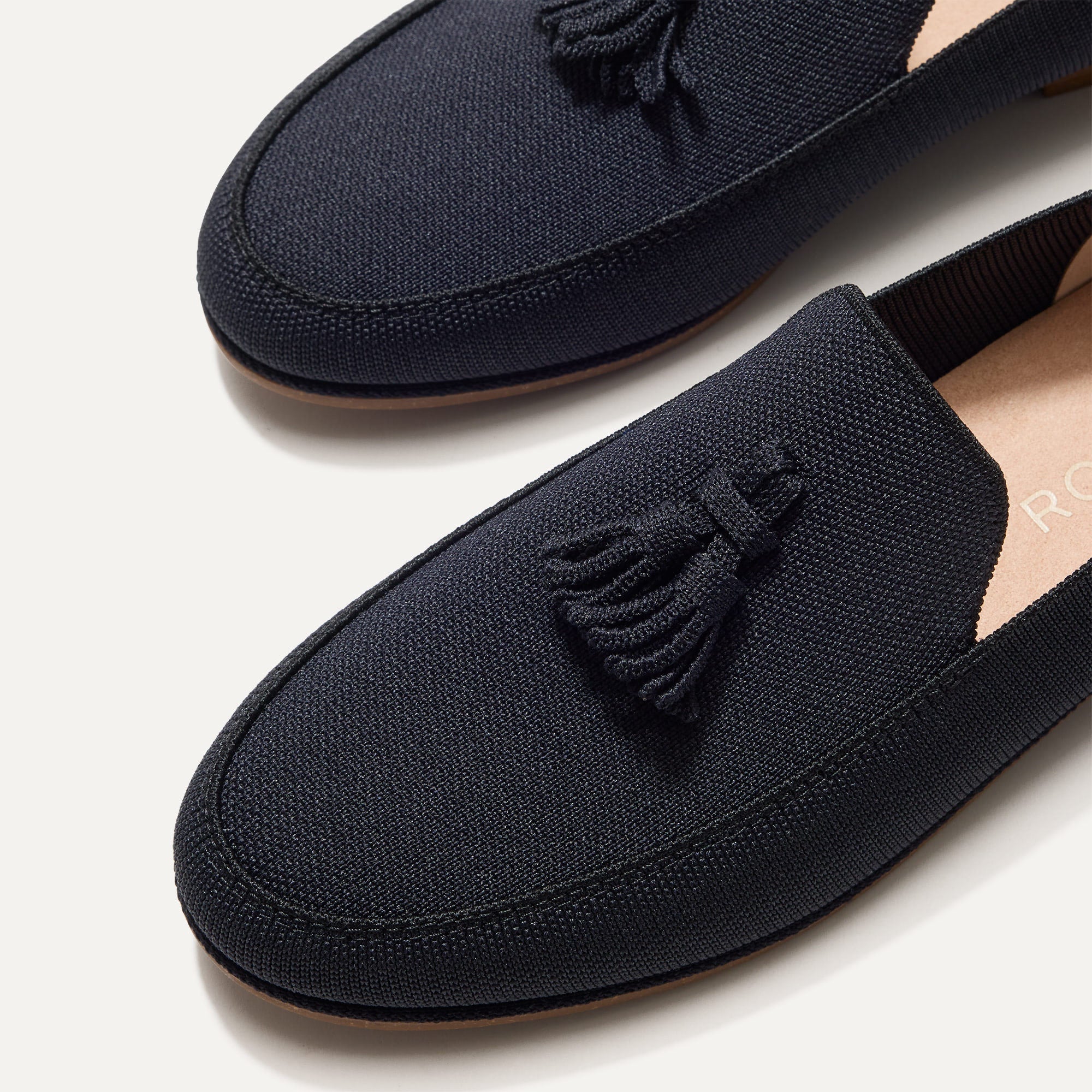 Stylish Black Ravello Tassel Loafers for Women - Comfortable Slip-On Dress Shoes for Office, Business & Casual Wear