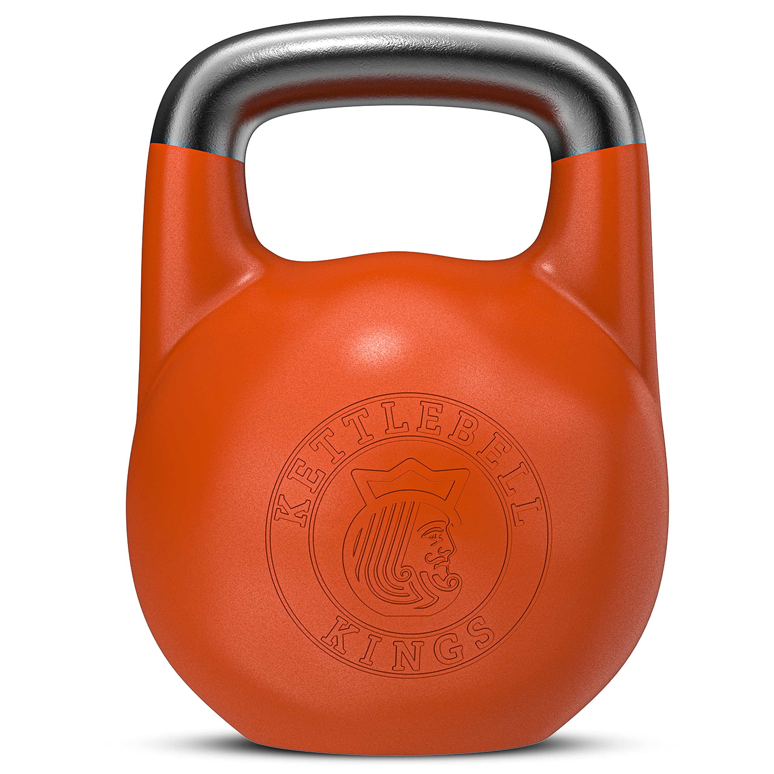 Kettlebell Kings Competition Kettlebells 8-48kg (35mm Handle) - Premium Weight Lifting Equipment for Home Gym & Strength Training | Ideal for HIIT, CrossFit & Functional Fitness Workouts for Men & Women | Perfect for High Repetition Exercises, Powerlifting & Full-Body Conditioning