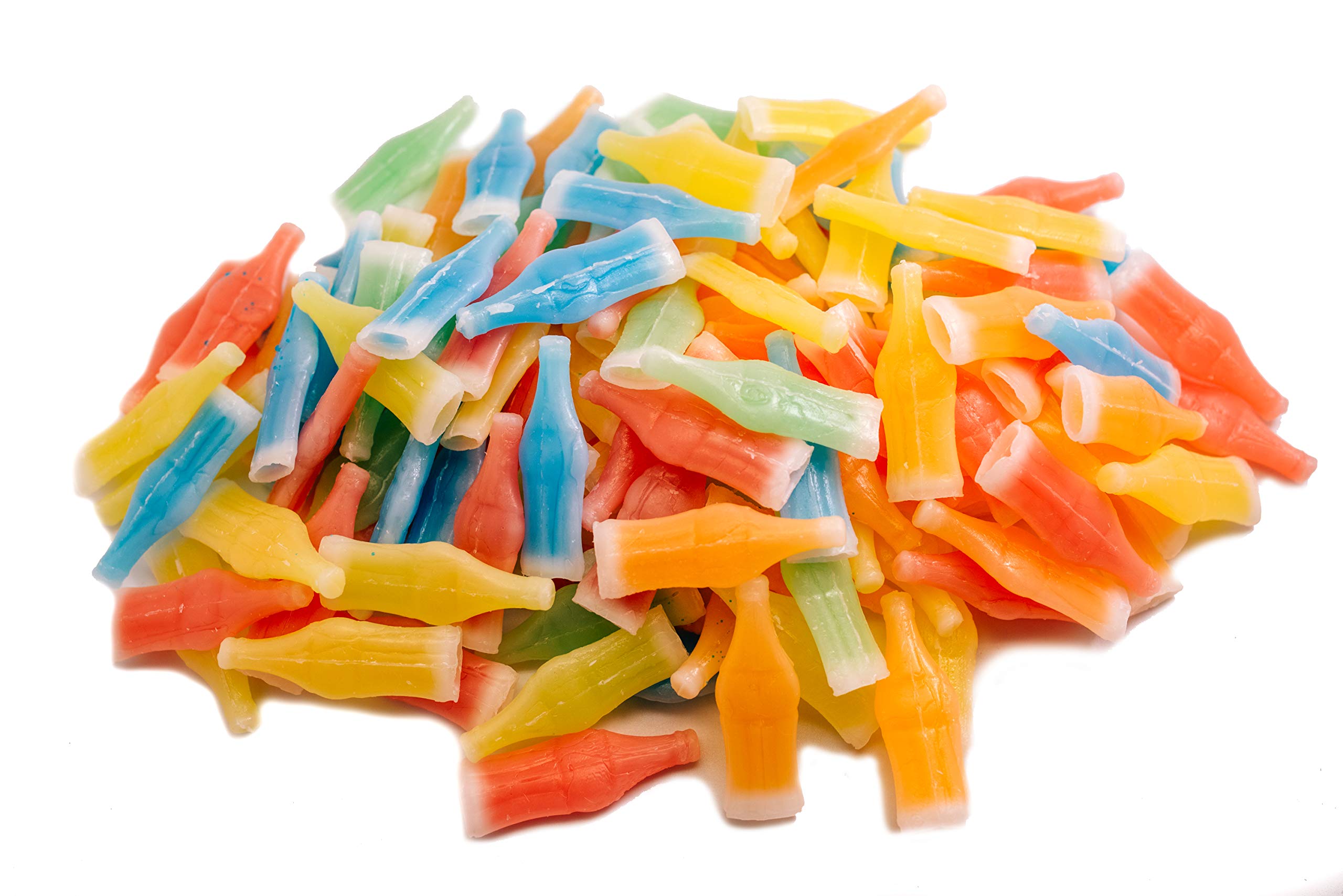 Wax Bottles Candy Drinks - 1LB Bulk Retro Candy in Resealable Stand Up Pouch (60 Pieces) - Vintage Wax Bottle Sweets for Parties, Halloween, Gift Baskets & Nostalgic Treats