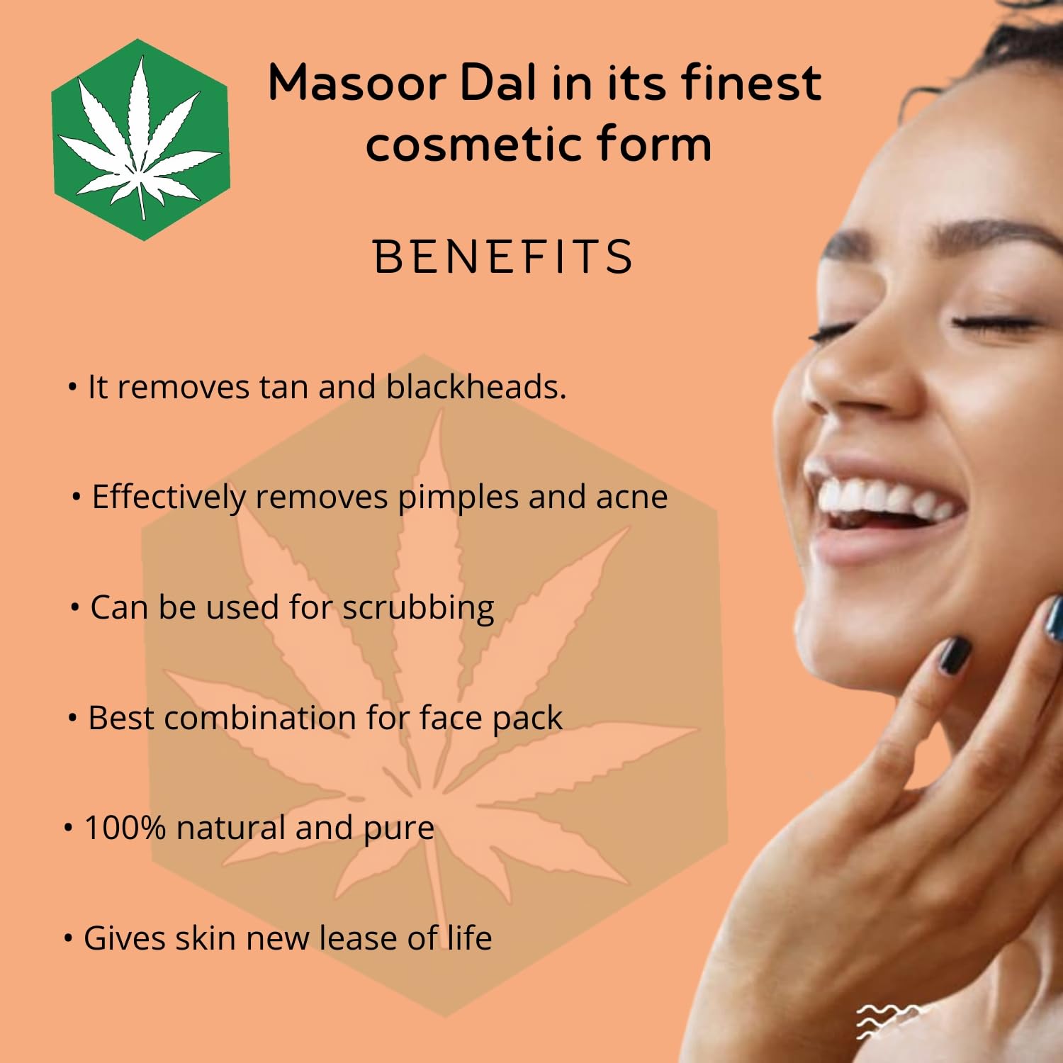 HerbsLand® 100% Natural Beetroot Powder & Red Lentil (Masoor Dal) Face Pack - Organic Superfood for Glowing Skin & Anti-Aging Care (100g Each) | DIY Facial Mask for Dry, Oily & Acne-Prone Skin