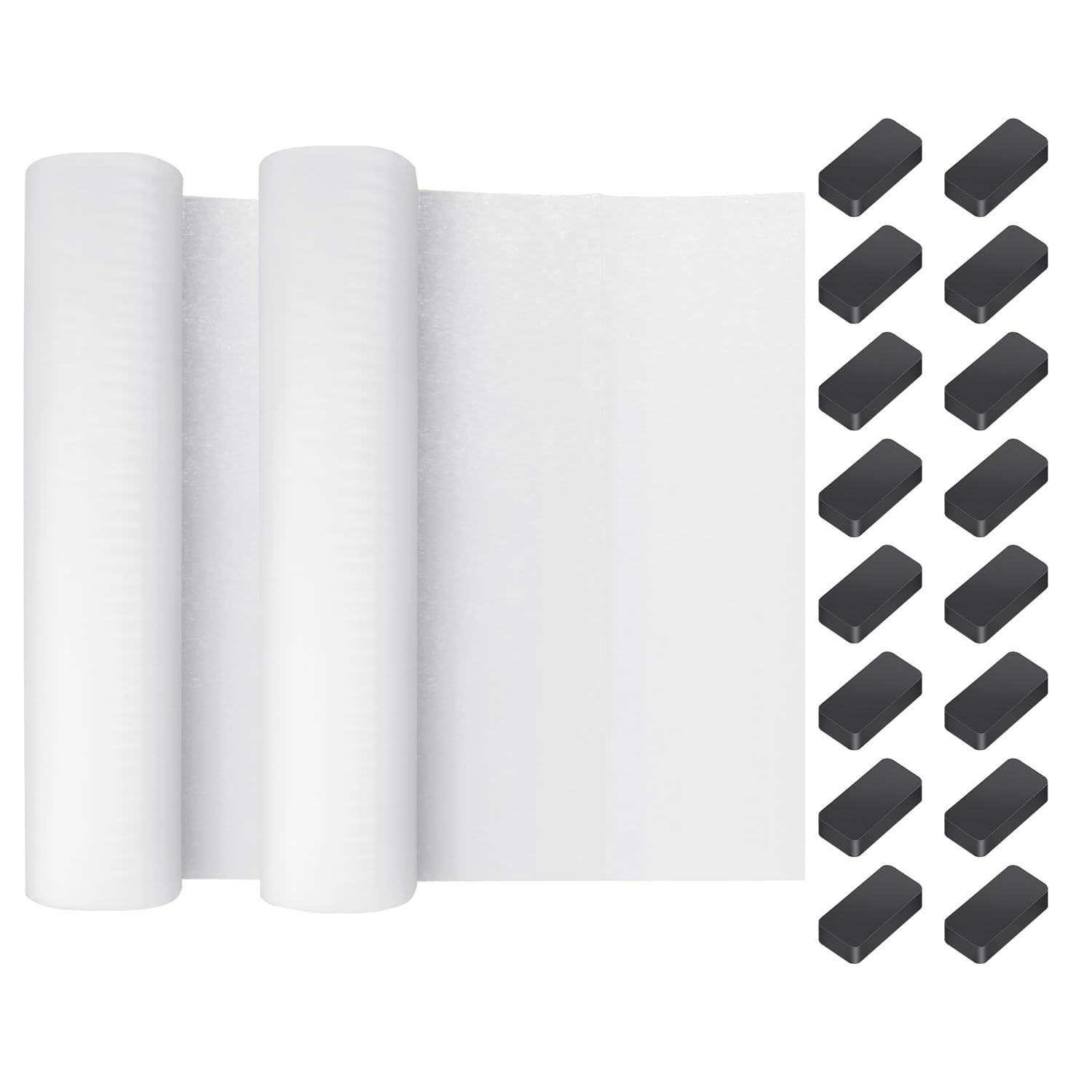 Nonwoven Grease Filter Replacement Sheets - Oil Proof & Anti-Stick Range Hood Filters - 10m Roll for Kitchen Ventilation (White) - Perfect for Range Hoods, Stoves, and Commercial Cooking Areas