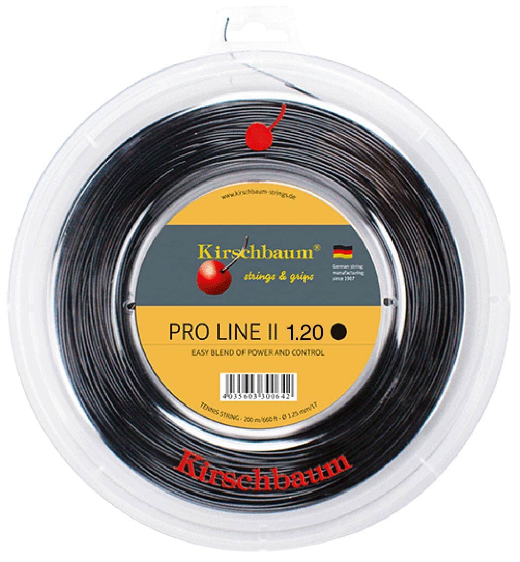 Kirschbaum Reel Pro Line II Tennis String - Premium Polyester String for Power & Control - Ideal for Competitive Players & Tournament Use