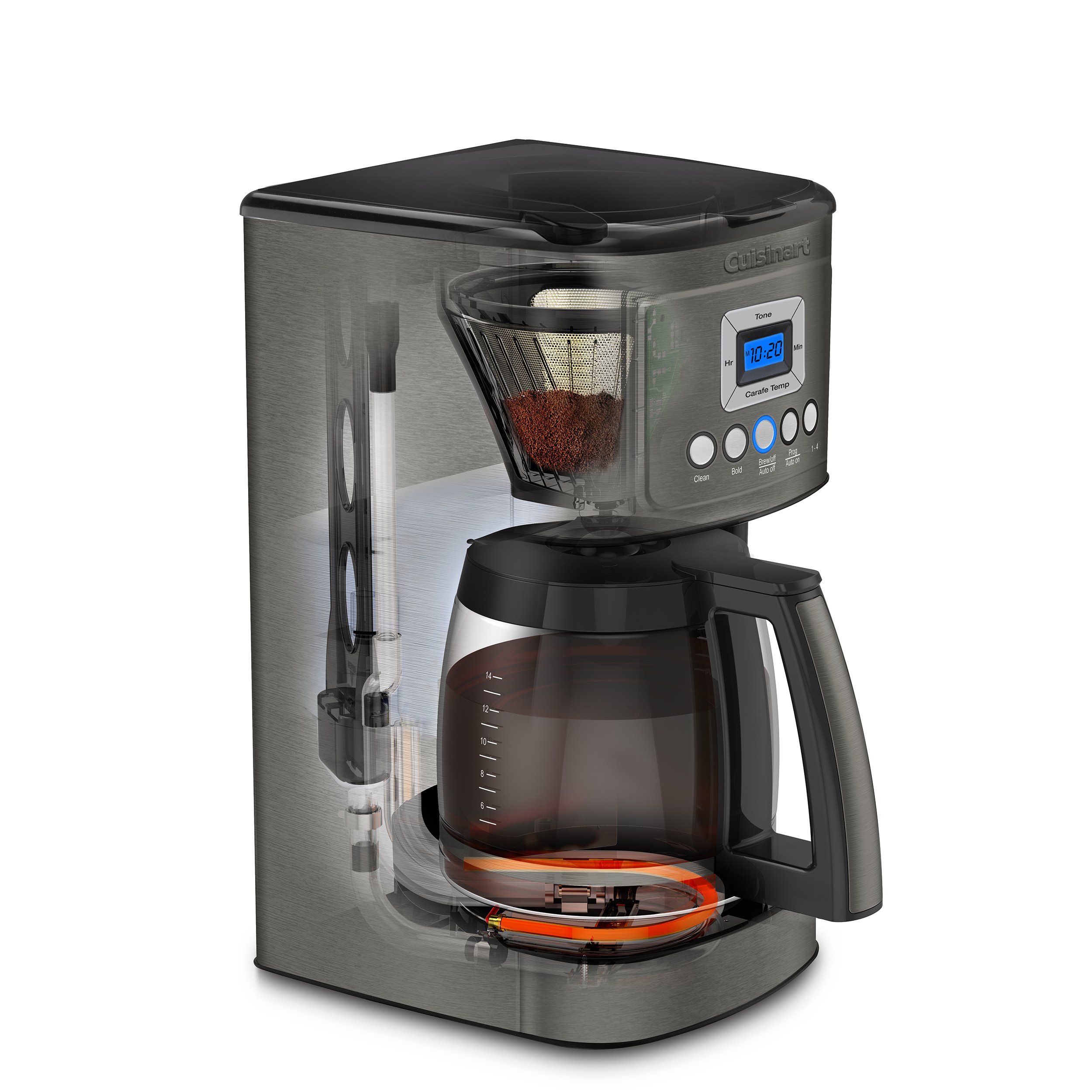 **Cuisinart 12-Cup Programmable Coffee Maker & 2-Slice Toaster Bundle - Perfect for Home Kitchen & Breakfast Setup**