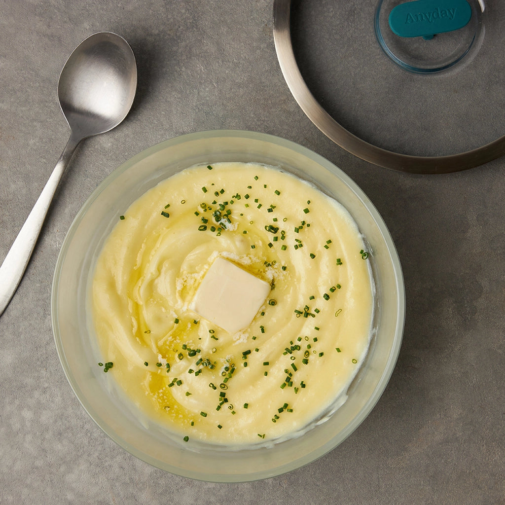 Creamy Mashed Potatoes - Instant Homestyle Potato Side Dish for Thanksgiving, Christmas & Family Dinners - Ready in 5 Minutes