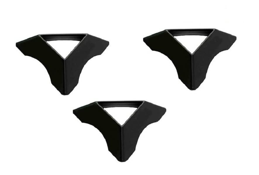 D ETERNAL Cube Stand Set of 3 - Premium Speed Cube Accessories for Rubik's Cube, Magic Cube & Puzzle Games (Black) - Perfect for Kids, Competitions & Display Collections