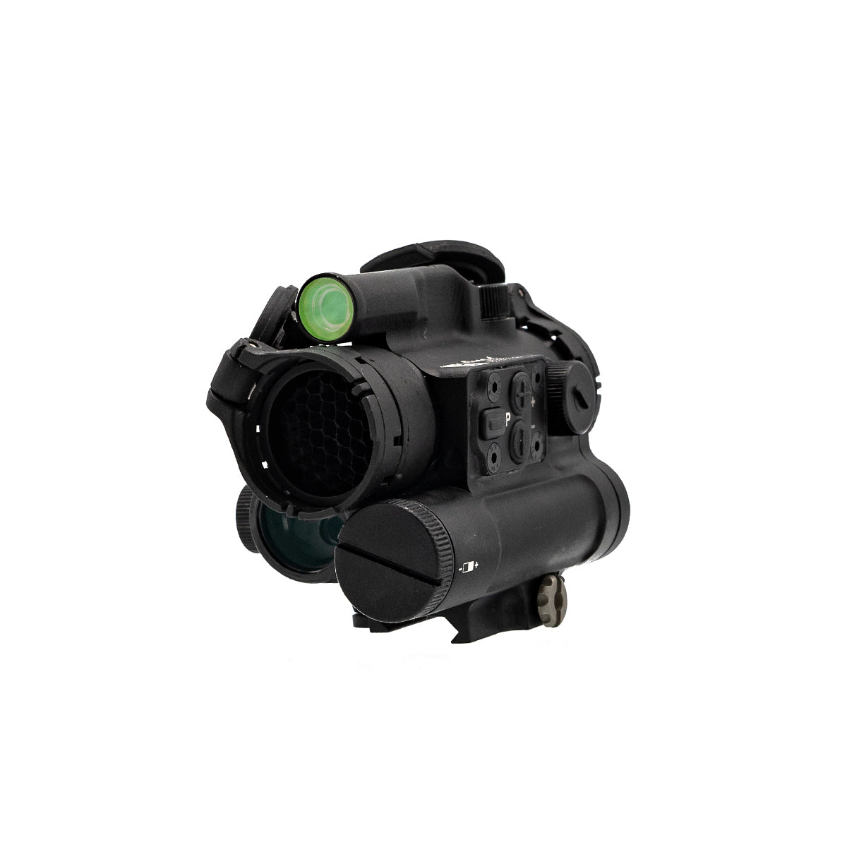 ZenitCo Vzor 4 - 4-in-1 Tactical Rifle Scope with Red Dot Sight, Dual Laser & IR Illuminator - Perfect for Hunting, Airsoft & Military Training