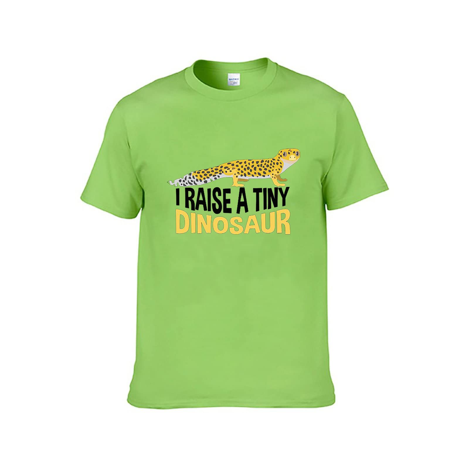 Boys Dinosaur T-Shirt - 'I Raise a Tiny Dinosaur' Graphic Print Tee | Classic Short Sleeve Crewneck Shirt for Kids | Perfect for Playdates, Birthday Gifts & Dinosaur-Themed Parties