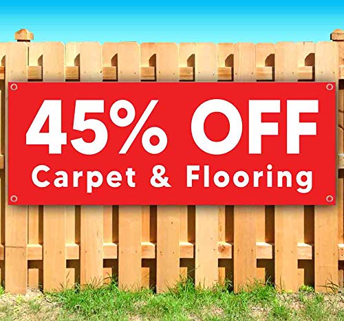 13 oz Heavy-Duty Vinyl Carpet & Flooring Offer Banner - Single-Sided with Metal Grommets | Durable Non-Fabric Sign for Retail Stores, Trade Shows & Outdoor Advertising