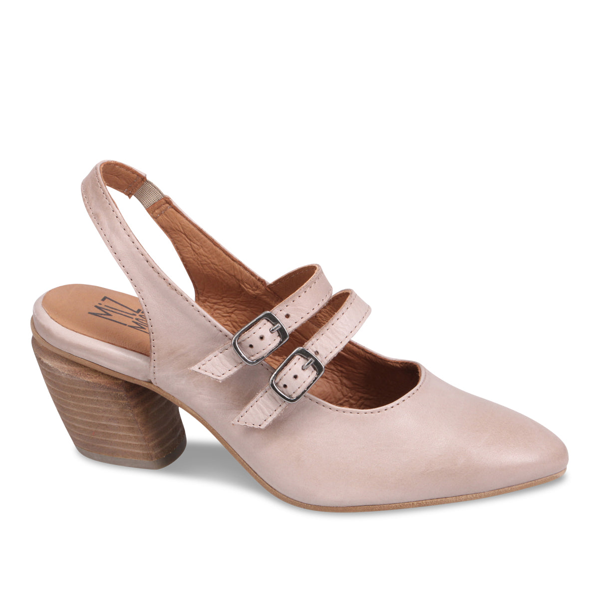 Amari Slingback Mary Jane Shoes - Comfortable Women's Low Heel Pumps for Work, Office & Formal Occasions
