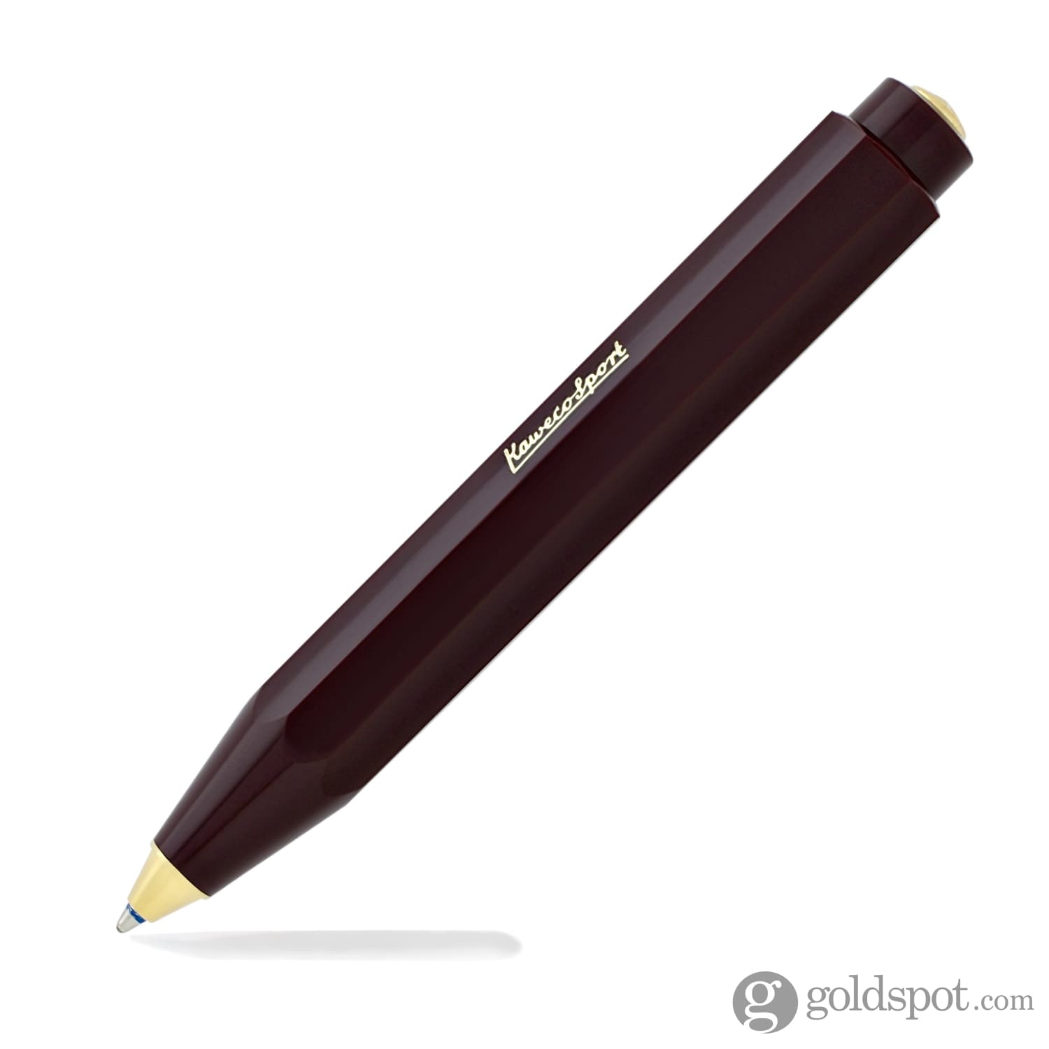 Kaweco Classic Sport Ballpoint Pen - Bordeaux Red Ink Rollerball Writing Pen for Office, School & Travel | Premium German Design Fountain Pen Gift for Men & Women