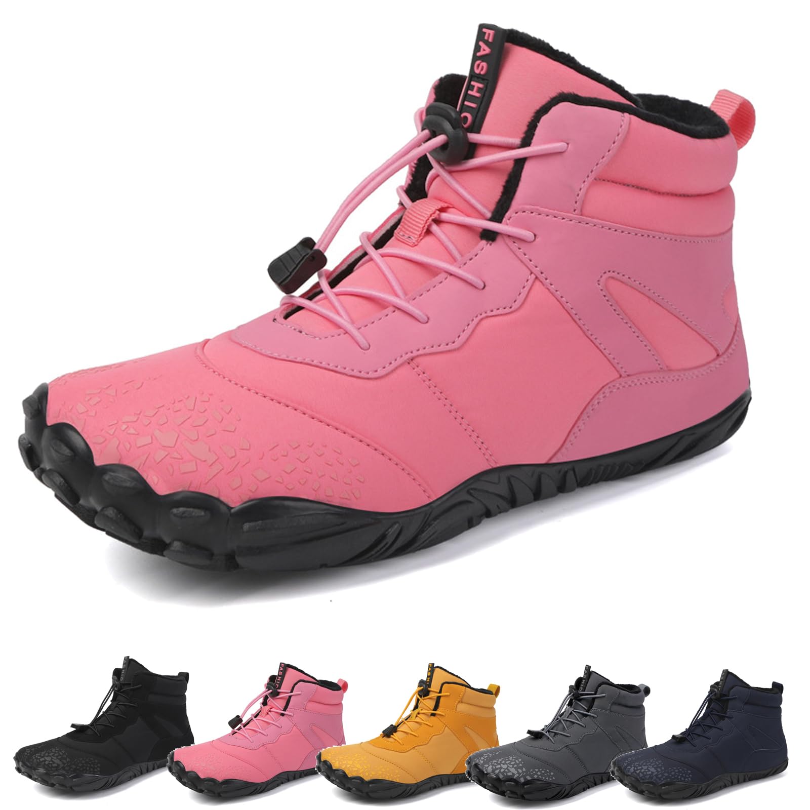 Cenbini Barefoot Hiking Shoes for Women & Men - Wide Toe Trail Running Boots for Winter & Summer - Minimalist Outdoor Adventure Footwear for Trekking, Camping and Travel