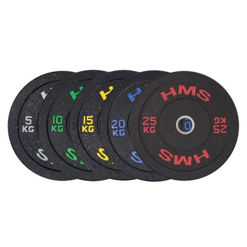 Olympic Bumper Plates 10kg (22lbs) - Green Color for Weightlifting, CrossFit & Home Gym Training - High-Quality Rubber Coated for Durability & Noise Reduction