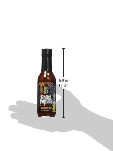 Mad Dog 357 Ghost Pepper Hot Sauce - 5oz Bottle of Ultra Hot Sauce for Tacos, Wings & Spicy Food Lovers - Perfect for Cooking, Grilling & Gifting