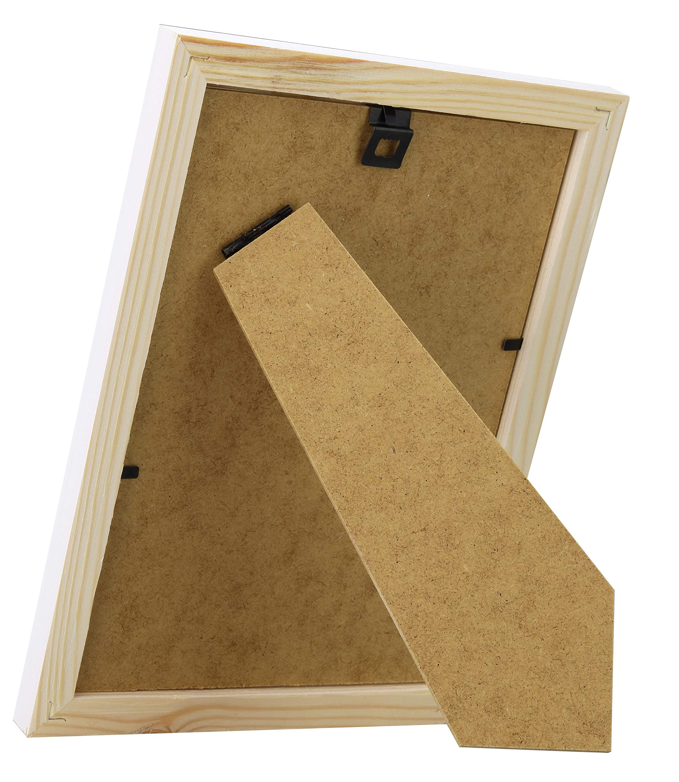 21x30 cm A4 Wooden Photo Frame with Acrylic Glass - 8.27x11.8 Inches Yellow Wall/Table Display for Photos, Posters & Puzzles | Perfect for Home Decor, Office & Gift Giving