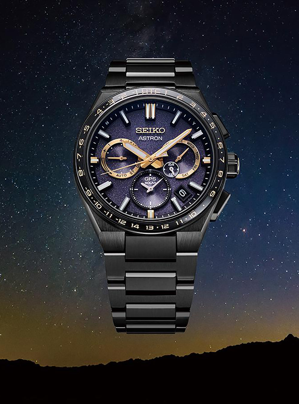 SEIKO Astron GPS Solar Watch SBXC145 / SSH145 - Limited Edition 2024 Starry Sky Design - Made in Japan JDM - Perfect for Luxury Collectors & Outdoor Enthusiasts