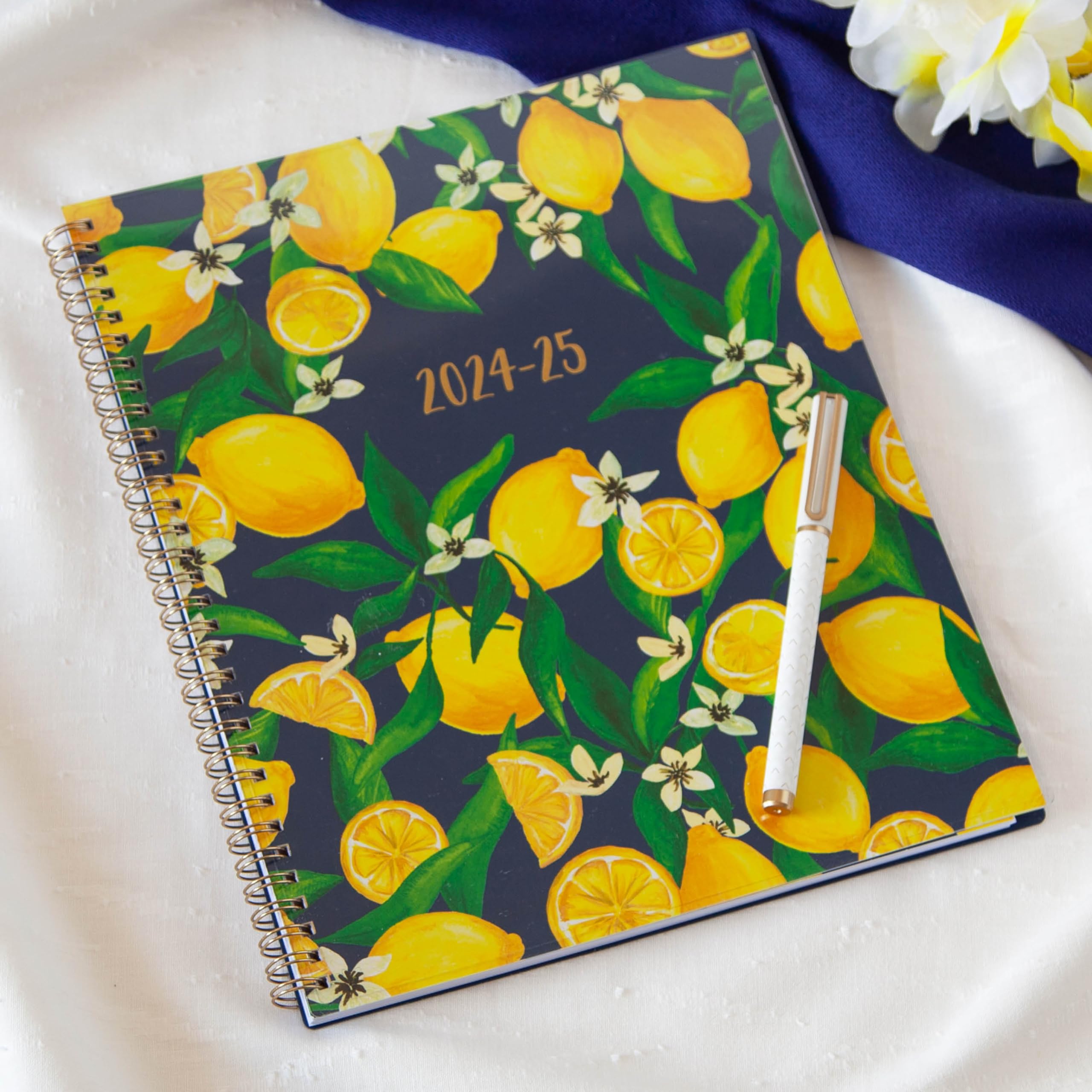 Blue Sky 2024-2025 Teacher Planner - Weekly & Monthly Lesson Organizer, 8.5