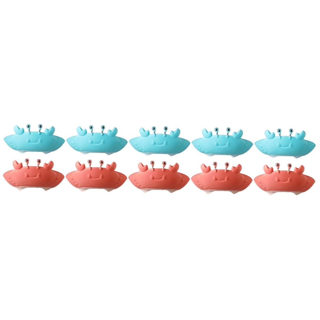 10 Pcs Crab Shampoo Cap - Waterproof Bathing Hat for Adults & Kids, Reusable Plastic Shampoo Cap for Hair Washing, Showering & Spa Care