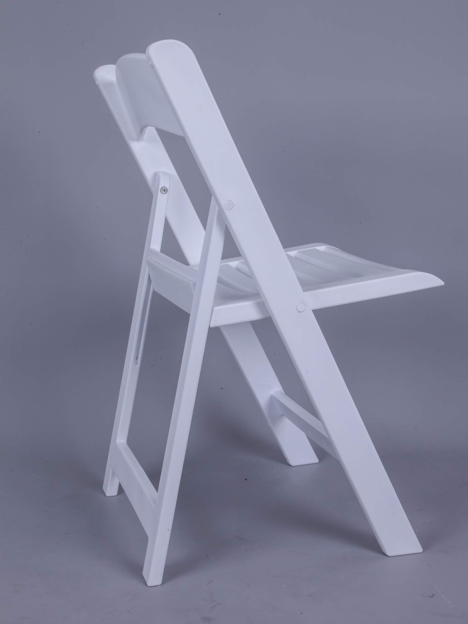 Commercial Resin Folding Chairs - Heavy Duty White Stackable Chairs for Events, Banquets & Outdoor Gatherings