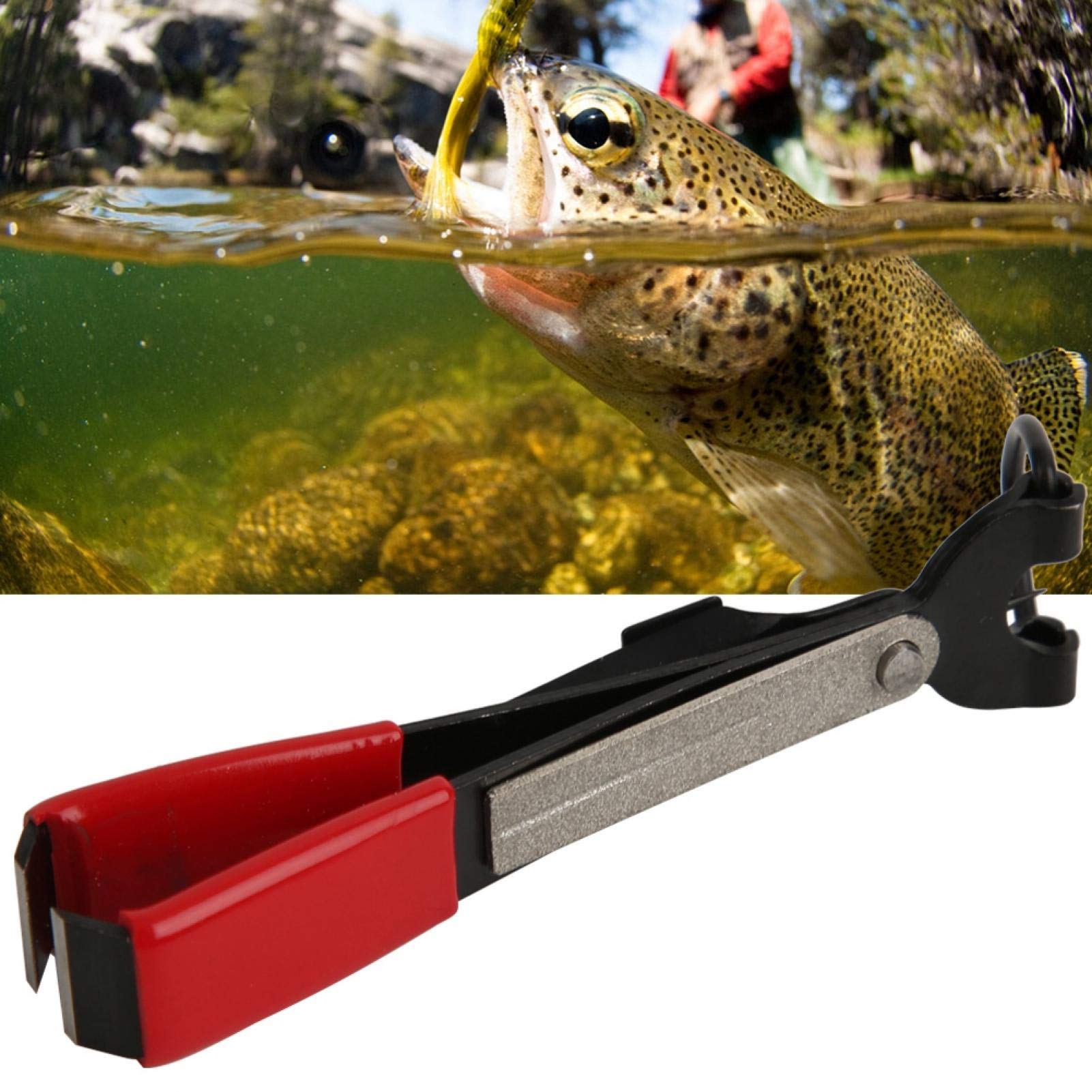 OUKENS Fishing Line Cutter - Metal Fly Tying Wire Clipper & Quick Knot Tool for Saltwater and Freshwater Fishing | Essential Tackle Accessory for Fly Fishing, Bass, and Trout Anglers | Perfect for Knot Tying, Line Trimming, and Tackle Box Organization