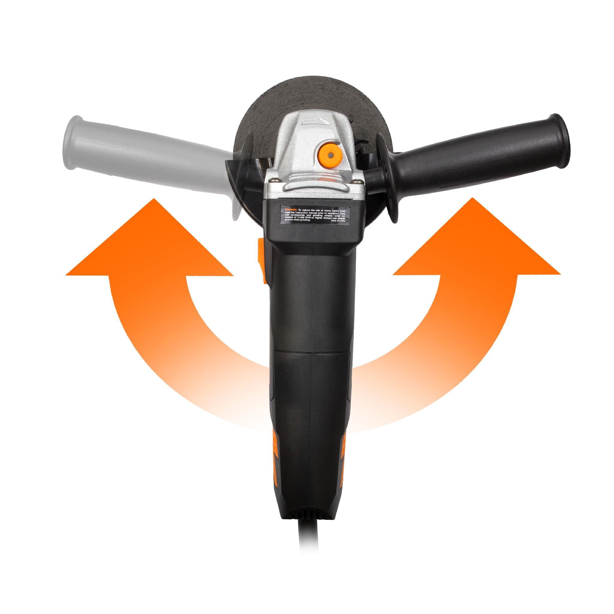 WEN 944 4-1/2 Inch 7 Amp Angle Grinder - Powerful Electric Grinding Tool for Metal, Wood & Concrete Cutting - Perfect for DIY Projects & Professional Construction Work