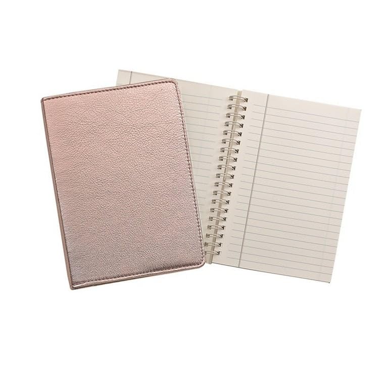 Premium Rose Gold Leather Journal - 7