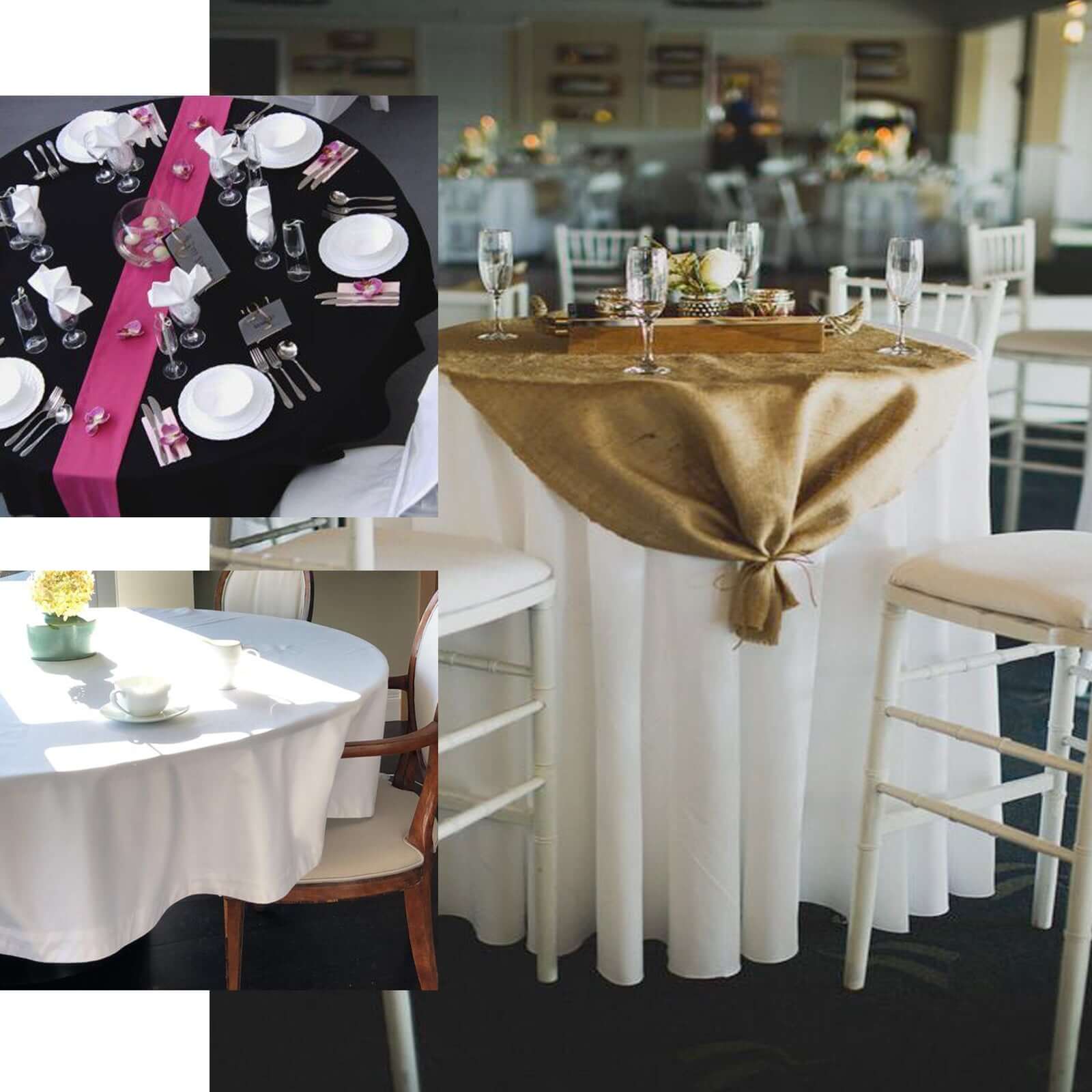 100% Cotton 70 Inch Round Tablecloth - Black Linen Table Cover for Dining, Soft & Breathable, Perfect for Weddings, Parties, and Home Decor