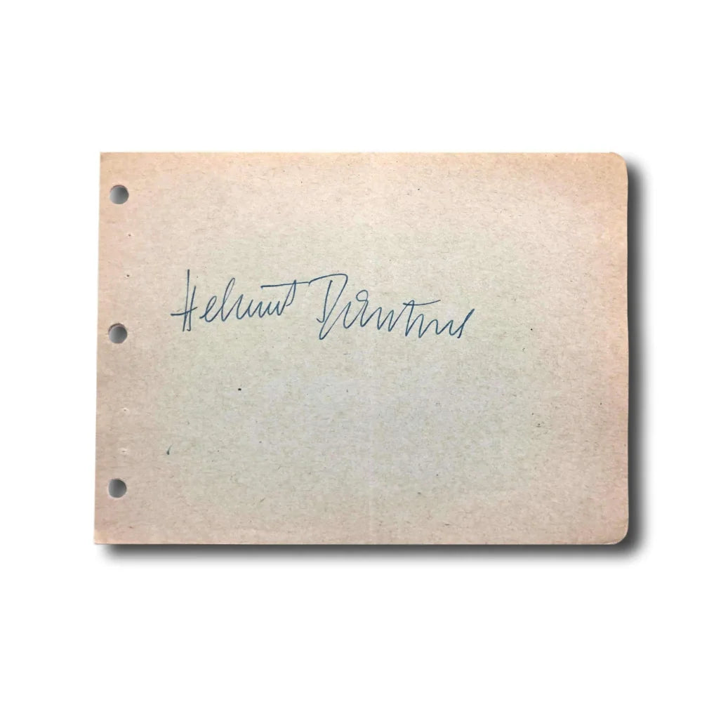 Helmut Dantine Hand Signed Album Page Cut - JSA COA Authenticated Autograph - The Killer Elite Memorabilia - Perfect for Movie Collectors, Fans & Display