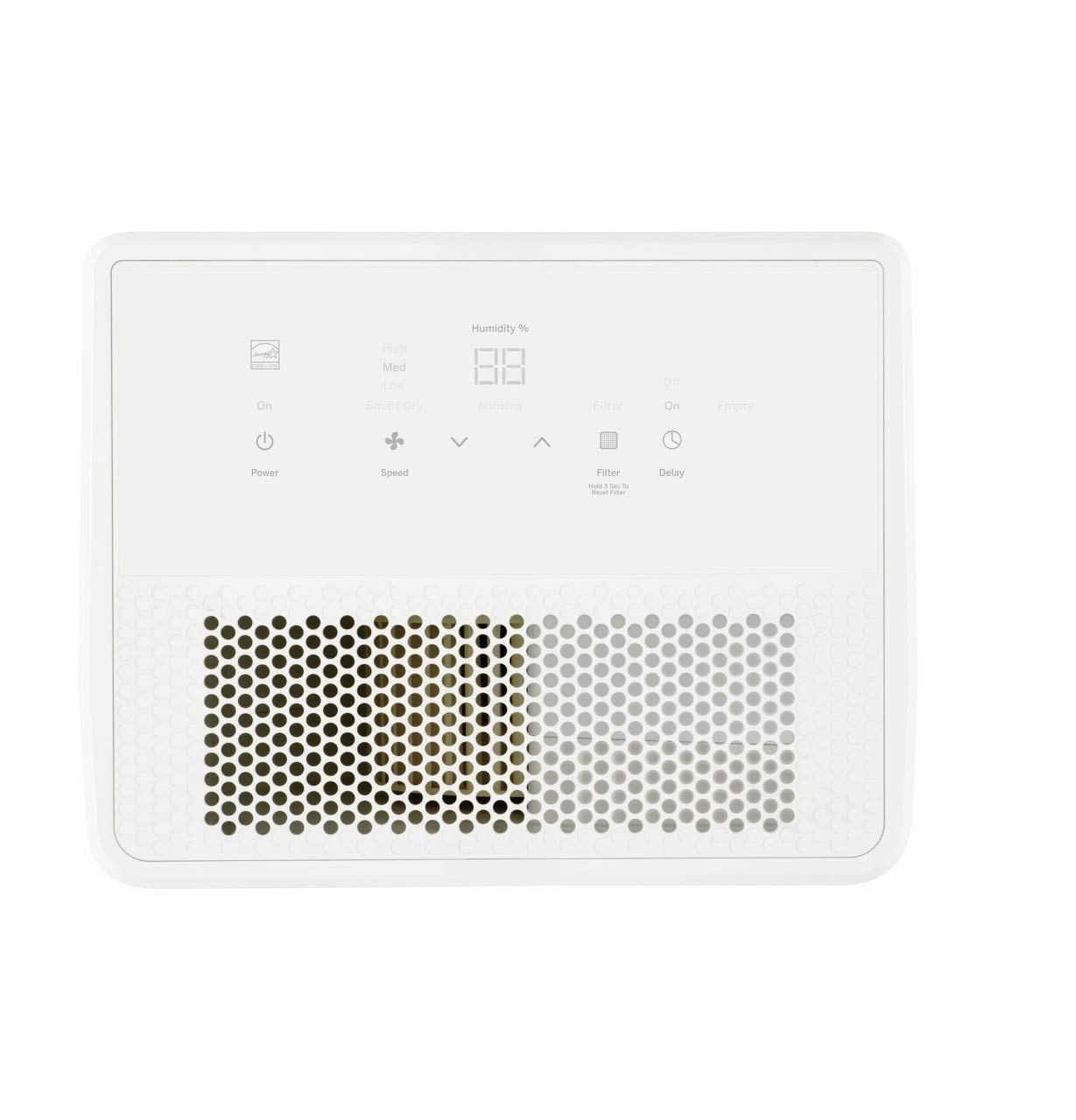 Haier QDHR20LZ 20 Pint Energy Star Certified Dehumidifier with Digital Controls - Renewed | Perfect for Basements, Bedrooms & Small Spaces | Removes Excess Moisture & Prevents Mold