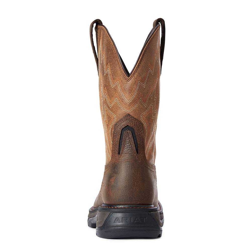 Ariat Men's Big Rig Work Boot - Waterproof Steel Toe, Slip Resistant, Comfortable for Construction & Heavy Duty Work | Perfect for Outdoor Jobs, Ranch Work & Industrial Safety