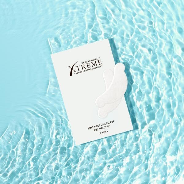 Xtreme Lashes Lint-Free Hydrating Under Eye Gel Patches | 50 Pairs for Dark Circles, Puffiness & Wrinkles | Perfect for Skincare Routine, Travel & Spa Days