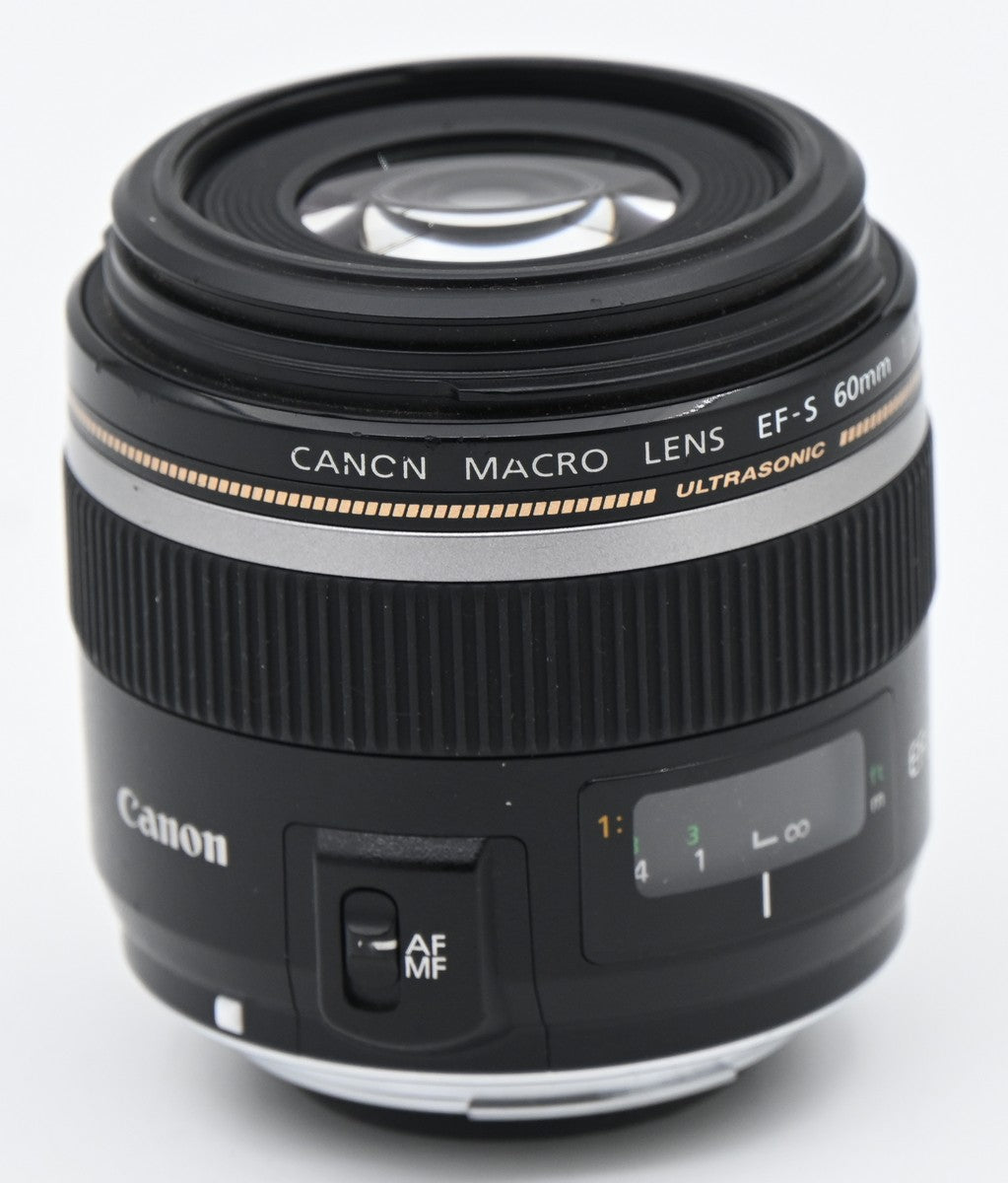 Used Canon EF-S 60mm f/2.8 Macro USM Lens for DSLR Cameras - Perfect for Close-Up Photography, Product Shots & Nature Macro Shooting