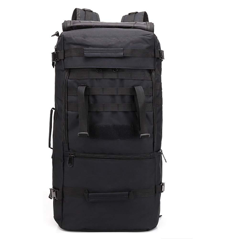 60L Hiking Backpack for Camping, Travel & Outdoor Adventures - Lightweight Water-Resistant Daypack for Hiking, Trekking & Backpacking (Black) - Perfect for Weekend Getaways & Mountain Expeditions