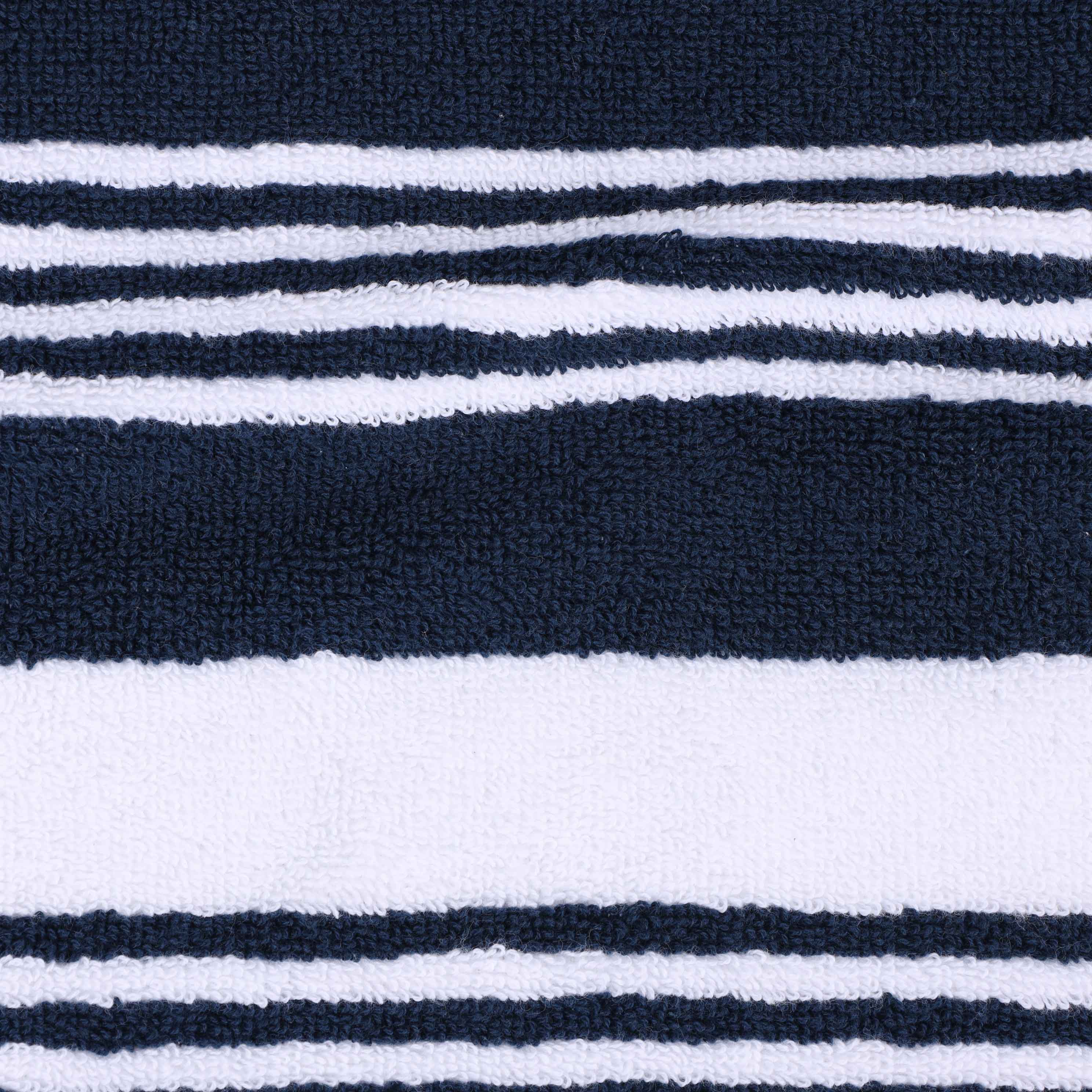 Premium Maui Striped Cotton Oversized 2-Piece Beach Towel Set - Soft, Absorbent & Quick-Drying for Pool, Beach, Yoga & Travel