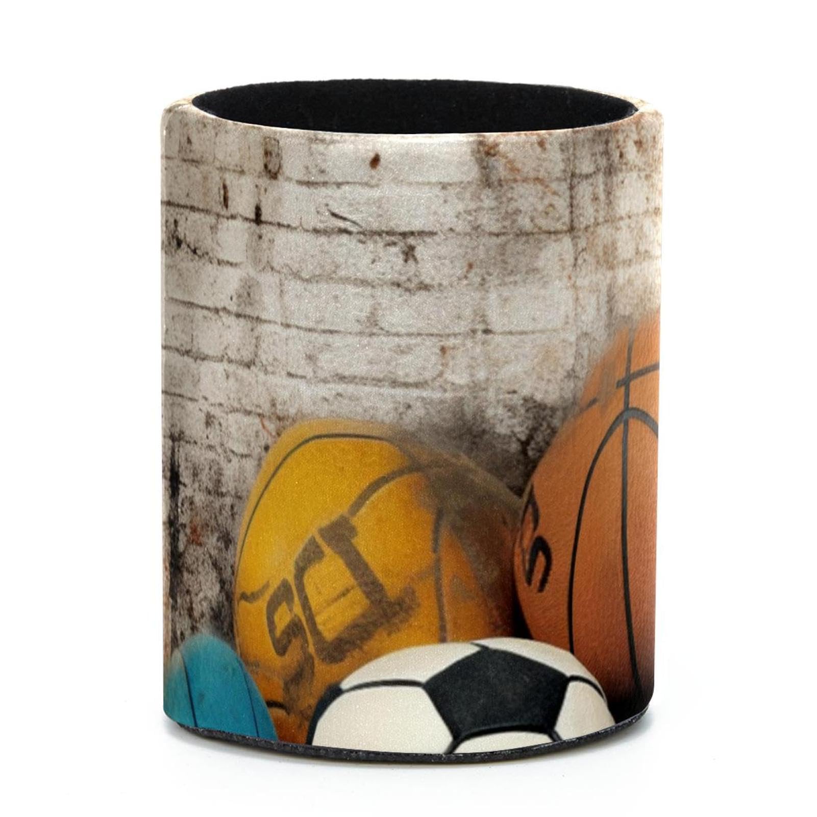 Basketball Pen Holder for Desk - Stylish Pen Organizer for Basketball, Football, Baseball Fans - Perfect Desk Accessories for Office, School & Home Use