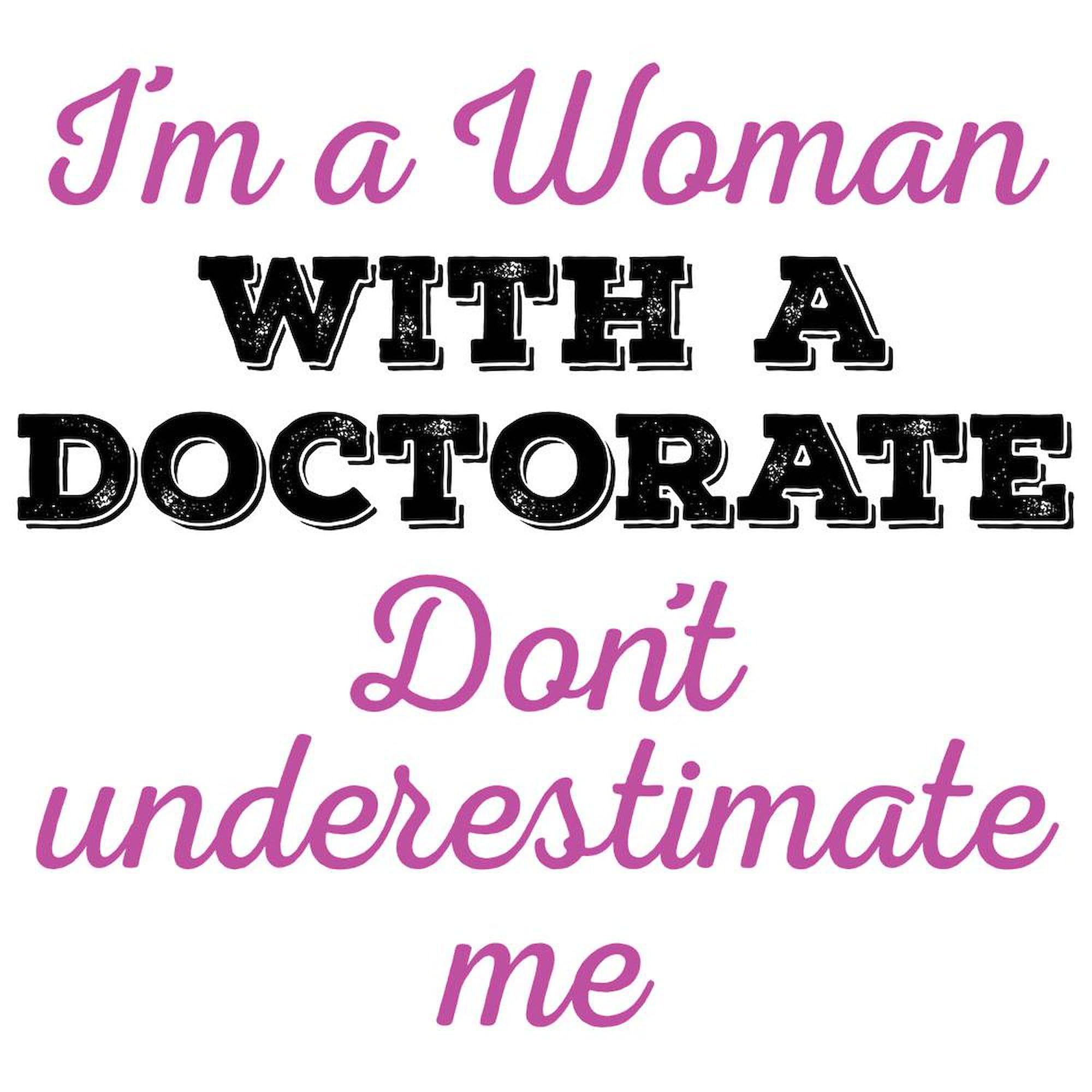 20 oz Ceramic Coffee Mega Mug for Women - Doctorate Themed - Perfect for Graduation Gifts, Office Use & Coffee Lovers