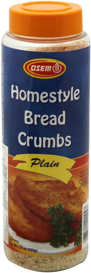Premium Plain Homestyle Bread Crumbs - 2 Pack (425g/15oz Each) | Perfect for Meatloaf, Fried Chicken & Baking | Gluten-Free & All-Natural Ingredients