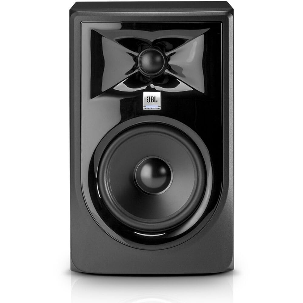 JBL 305PMKII 5-Inch Professional Studio Monitor Speakers (Pair, Black) - Premium Sound for Music Production, Home Recording & Audio Mixing