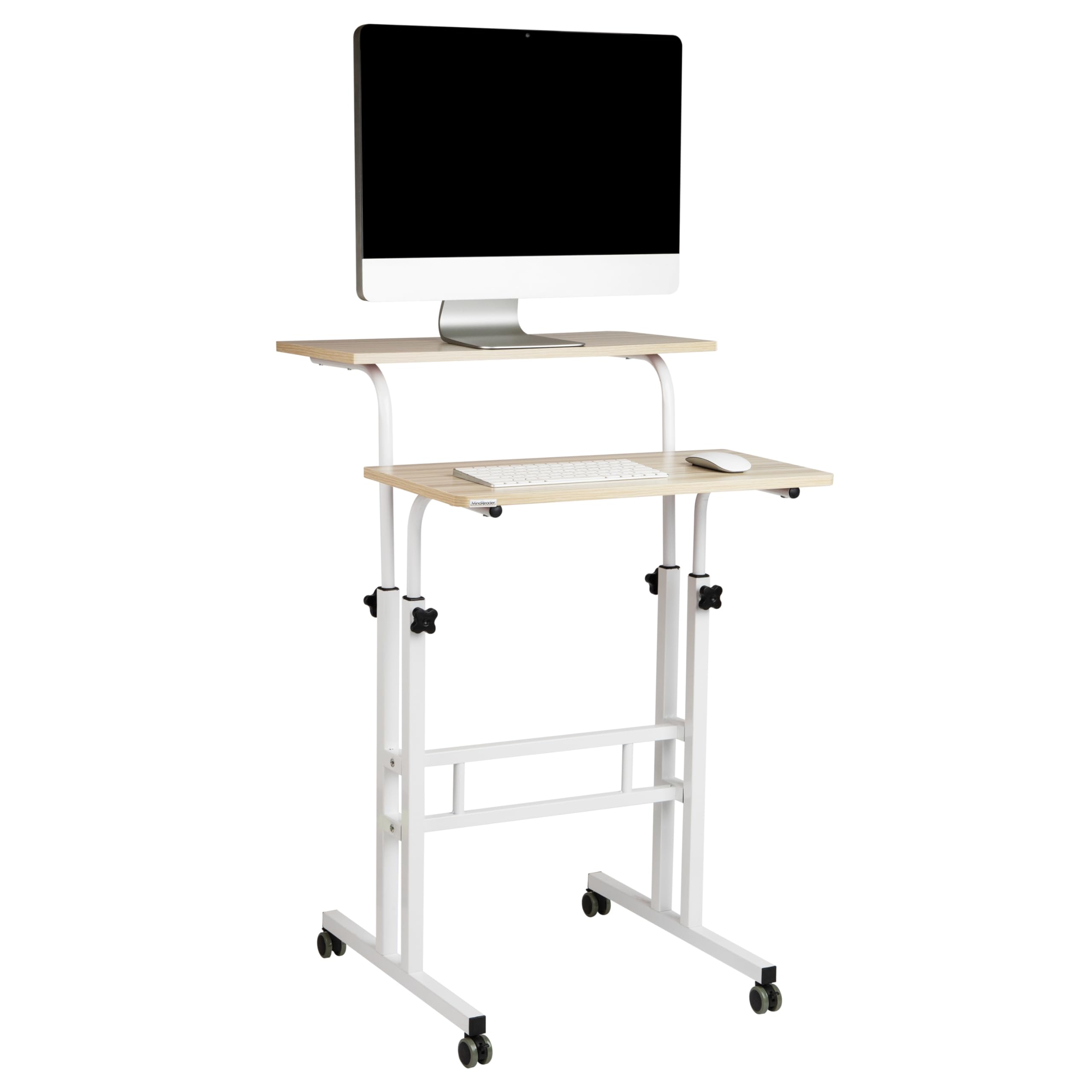 Adjustable Height Standing Desk with Wheels - 23.5