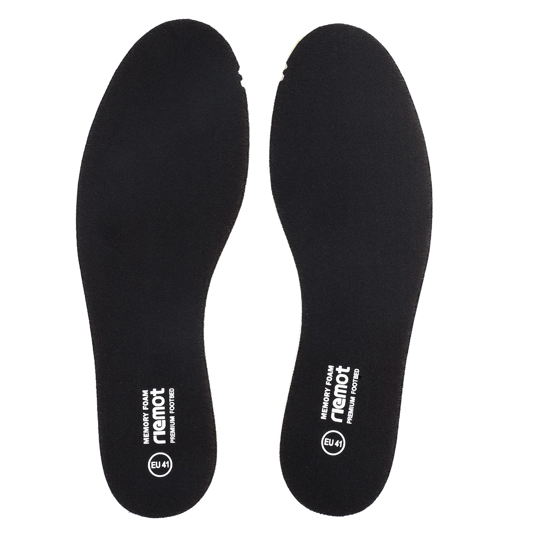 Premium Memory Foam Insoles for Men & Women - Ultra Soft Shoe Inserts for Sneakers, Running Shoes, Boots & Slippers - Comfort Cushioning Orthotic Support - Black (Size EU 45) - Perfect for All-Day Wear, Workouts & Pain Relief