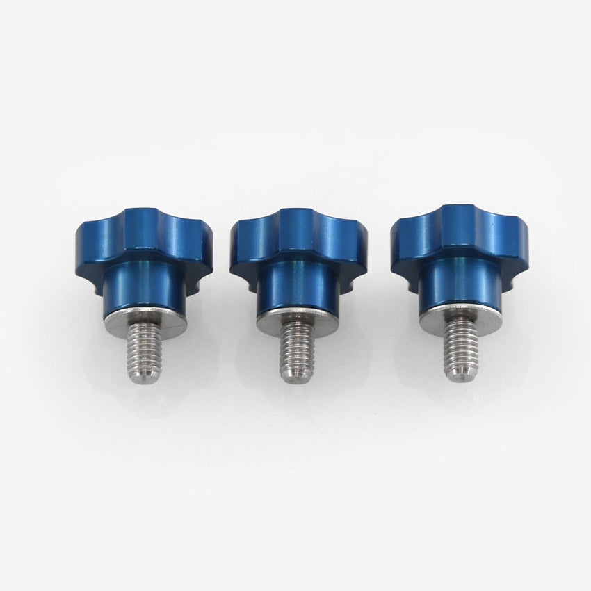 ADM Accessories Tripod Knob Set - Compatible with Losmandy G11 & Celestron CI700 Mounts (Blue, TKS BL) - Perfect for Telescope Mounting & Astronomical Observation