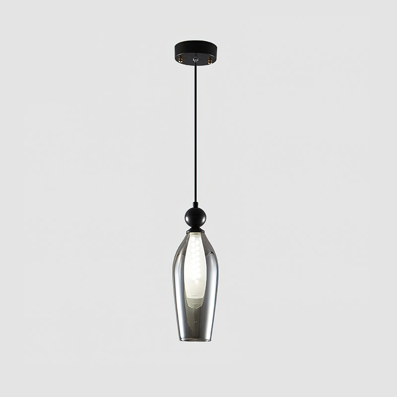 Vista Glass Pendant Light - Modern Hanging Chandelier for Dining Room, Kitchen Island & Bedroom Lighting Decor