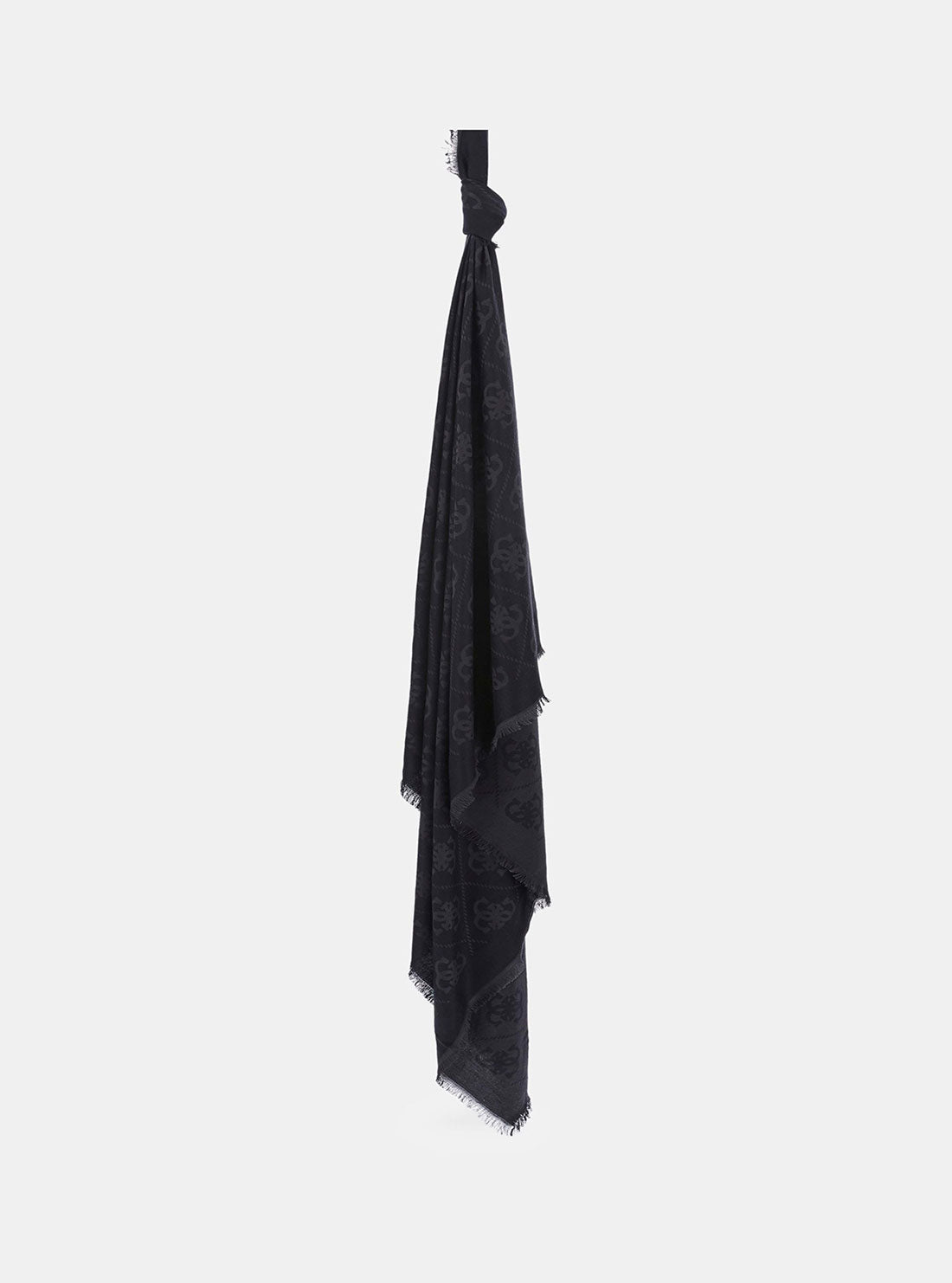 Black Logo Noelle Keffiyeh Scarf - Stylish Arabic Head Wrap for Men & Women - Perfect for Outdoor Activities, Travel, and Fashion Accessories
