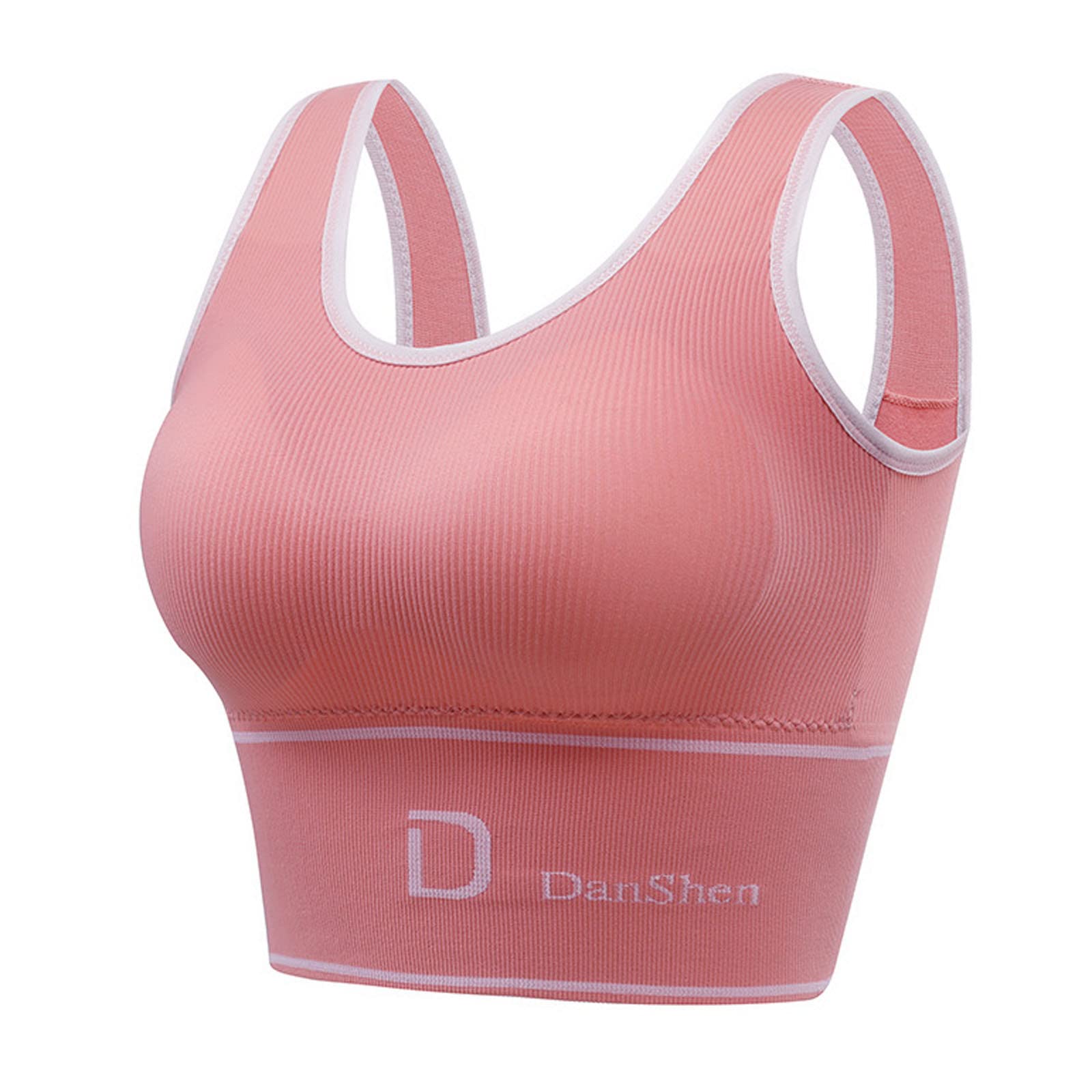 Wireless Comfort Yoga Sports Bra for Women - U-Shaped Back Support, Breathable Crop Top Vest for Gym, Running & Daily Wear
