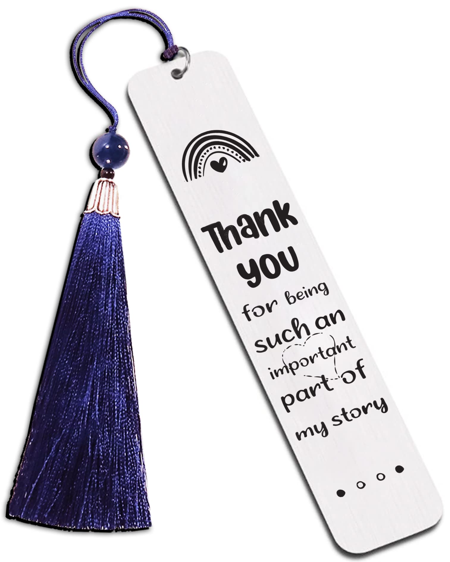 Personalized Teacher Appreciation Gifts - Thank You Bookmark Set for Graduation, Teachers Day & End of Year - Inspirational Educator Present for Classroom, Office & School Staff (BM003)