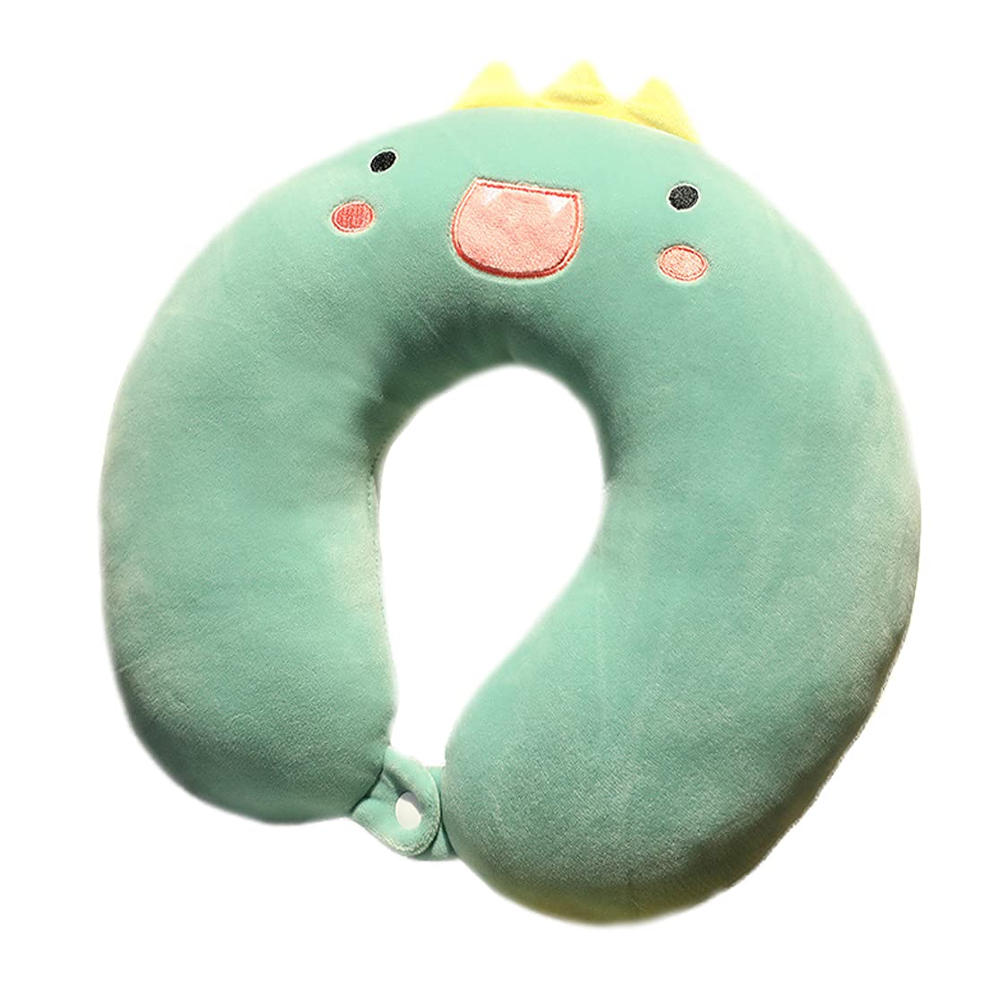 VIENLOVE Memory Foam Travel Neck Pillow - Dinosaur Design, U-Shaped for Airplane, Car & Office Use - Comfortable Neck Support for Travelers & Commuters