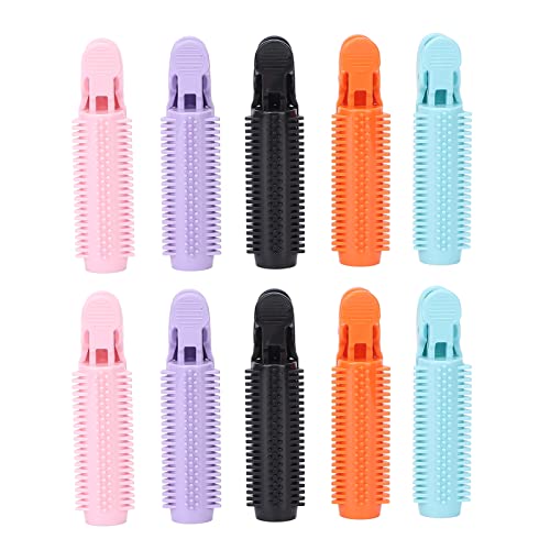 10Pcs Volumizing Hair Root Clips - Resin Hair Curling Rollers for Fluffy Styling & Volume Boost - Perfect for Salon, Home Use & DIY Hairstyles