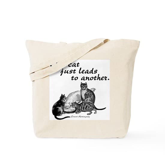 Stylish & Eco-Friendly One Cat Canvas Tote Bag - Natural Reusable Shopping Bag for Groceries, Beach Trips & Daily Use